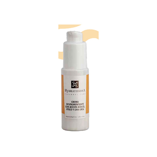 Crema Despigmentante con Ácido Kójico y Uva Ursi - BellaLab Hidratíssima — presentación del producto