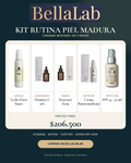 Kit Rutina Piel Madura BellaLab · protector solar 50 ml · precio final $206.500