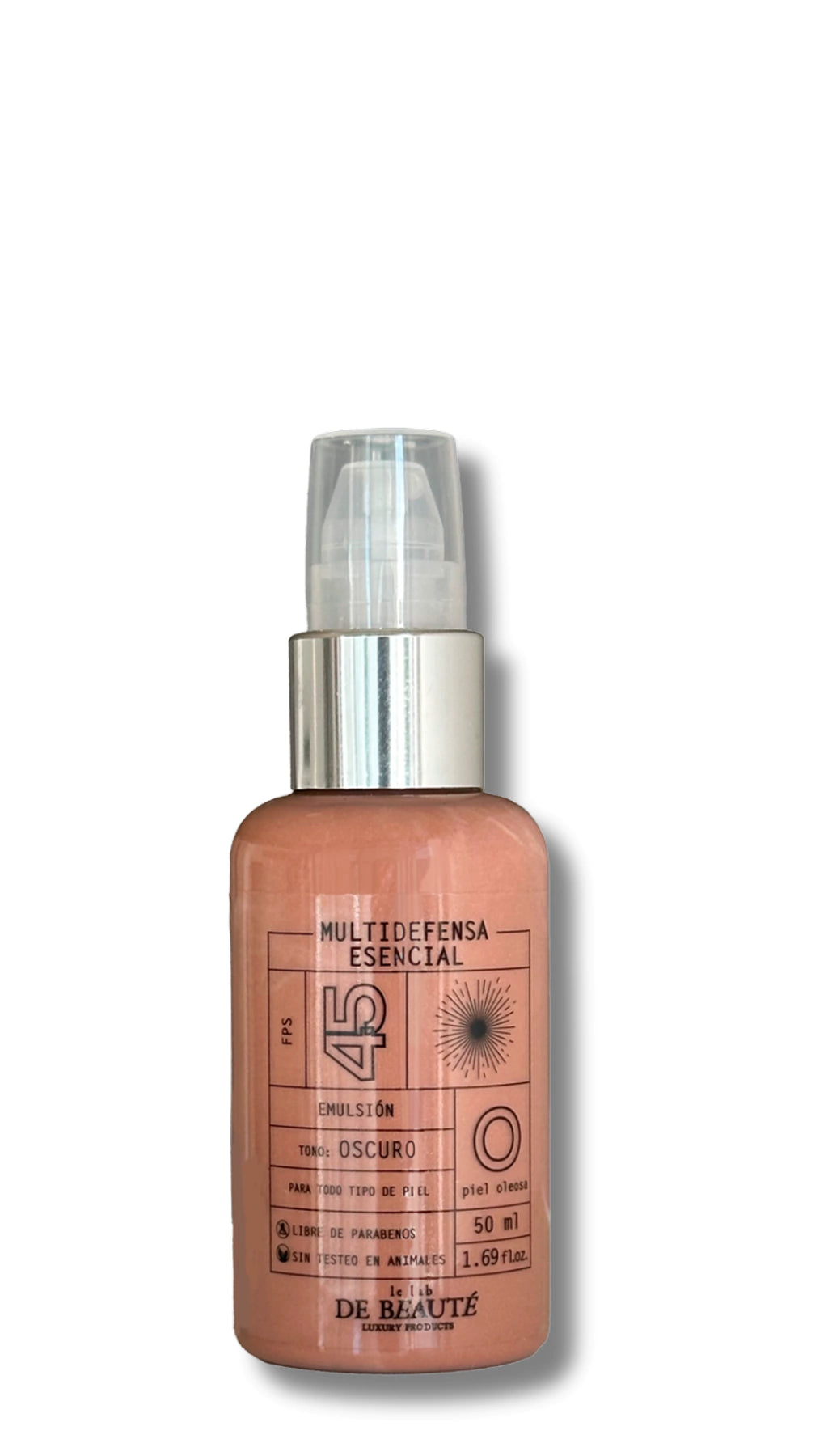 Protector Solar FPS 45 Piel Oleosa con color medio – presentación 50 g